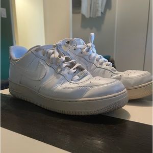 Nike Air Force 1’s. AF1’s white